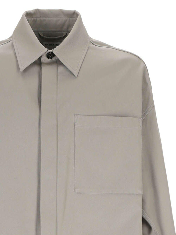 Bottega Veneta Twill Overshirt - Men - Piano Luigi