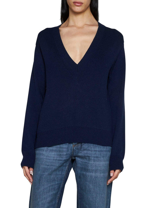 Bottega Veneta V-neck Knitted Jumper - Women - Piano Luigi