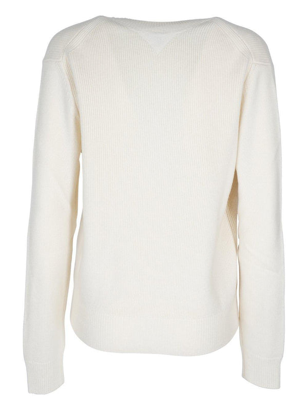 Bottega Veneta V-neck Long-sleeved Jumper - Women - Piano Luigi