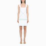 Bottega Veneta White Logo-embroidery Tennis Dress - Women - Piano Luigi