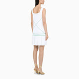 Bottega Veneta White Logo-embroidery Tennis Dress - Women - Piano Luigi