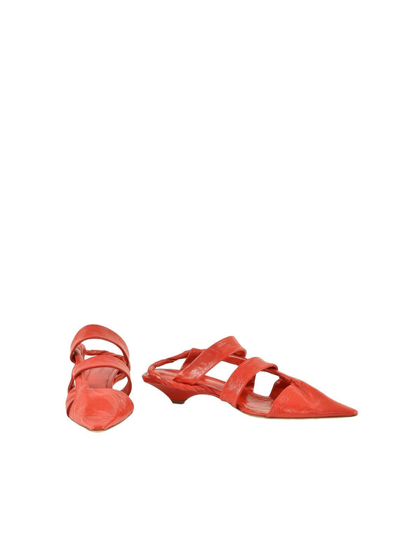 Bottega Veneta Womens Red Shoes - Women - Piano Luigi