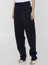 Bottega Veneta Wool Trousers - Women - Piano Luigi