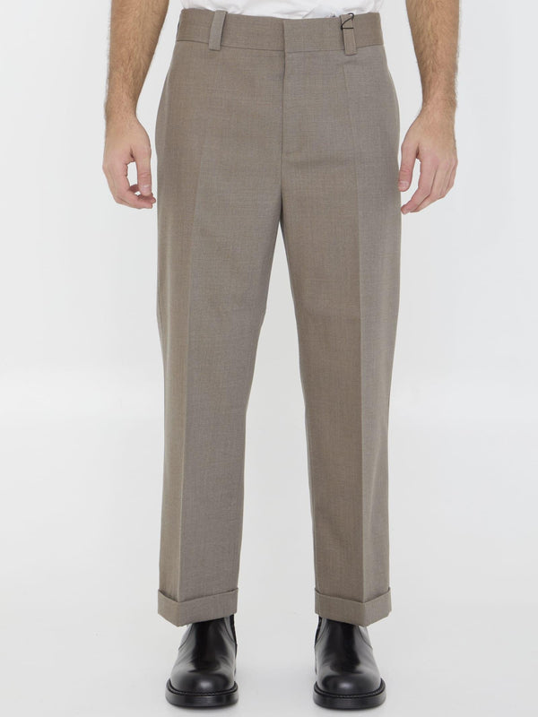 Bottega Veneta Wool Twill Trousers - Men - Piano Luigi