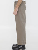 Bottega Veneta Wool Twill Trousers - Men - Piano Luigi