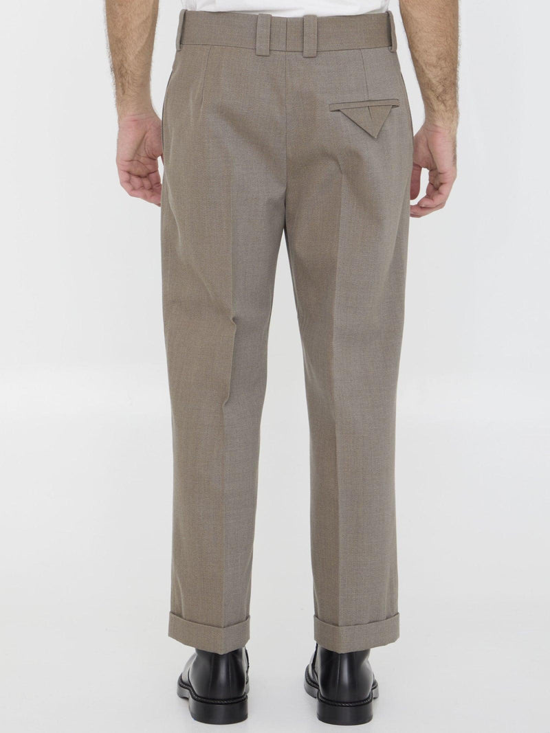 Bottega Veneta Wool Twill Trousers - Men - Piano Luigi