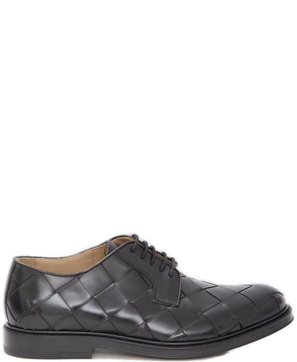 Bottega Veneta Woven Lace-up Shoes - Men - Piano Luigi