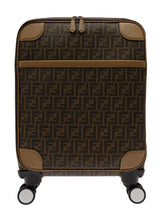 Brown All-over Ff Print Small Trolley Suitcase Man Fendi - Men - Piano Luigi