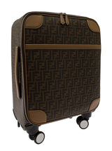 Brown All-over Ff Print Small Trolley Suitcase Man Fendi - Men - Piano Luigi