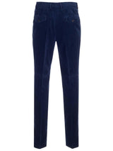 Brunello Cucinelli Blue Corduroy Trousers - Men - Piano Luigi