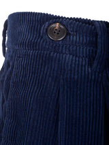 Brunello Cucinelli Blue Corduroy Trousers - Men - Piano Luigi