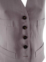 Brunello Cucinelli Buttoned Vest - Women - Piano Luigi