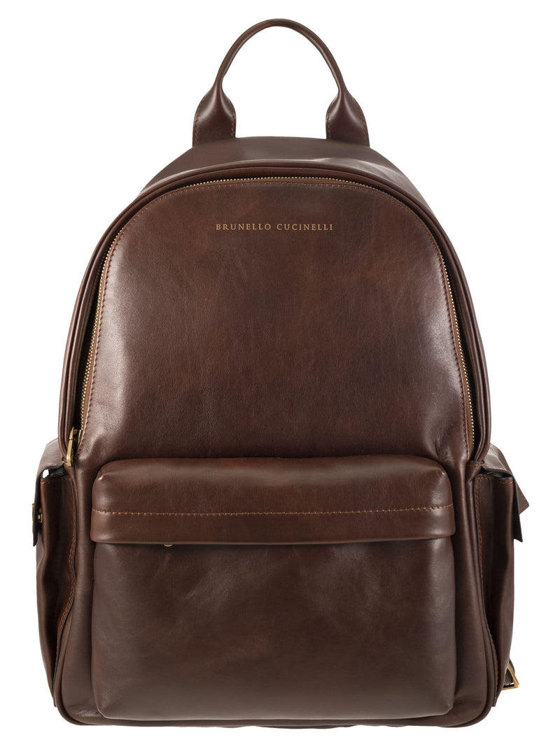 Brunello Cucinelli Calfskin Backpack - Men - Piano Luigi