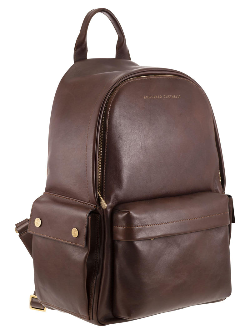 Brunello Cucinelli Calfskin Backpack - Men - Piano Luigi