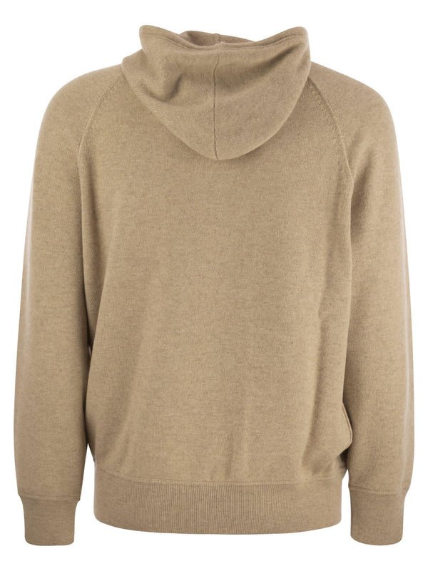 Brunello Cucinelli Cashmere Topwear Style Hooded Sweater - Men - Piano Luigi