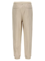 Brunello Cucinelli Central Stitching Joggers - Men - Piano Luigi