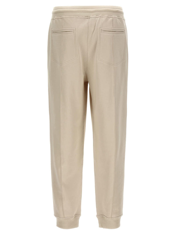 Brunello Cucinelli Central Stitching Joggers - Men - Piano Luigi