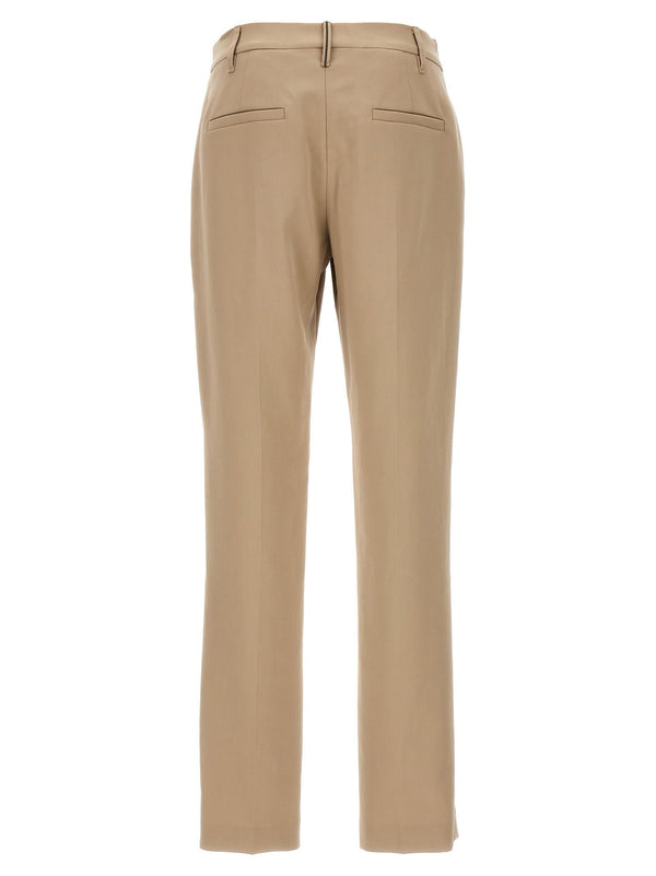 Brunello Cucinelli Cigarette Pants - Women - Piano Luigi