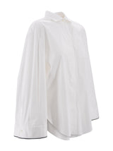 Brunello Cucinelli Contrast-border Poplin Shirt - Women - Piano Luigi