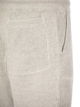 Brunello Cucinelli Cotton And Linen Knit Trousers - Men - Piano Luigi