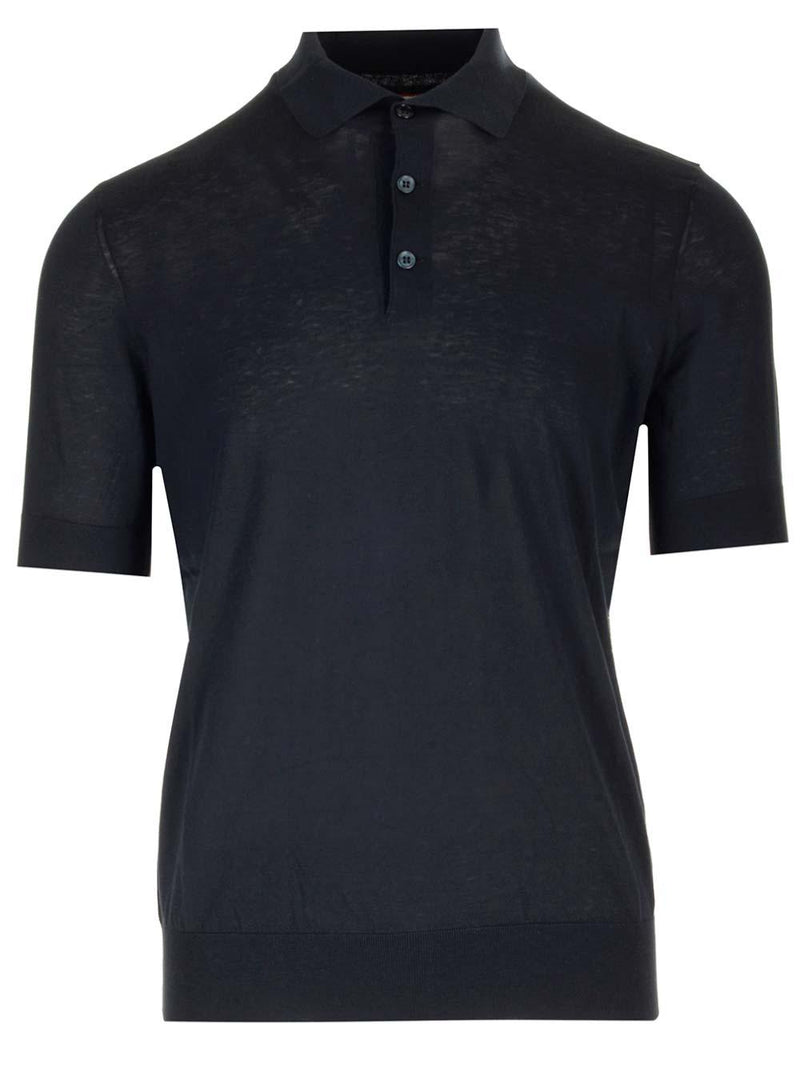 Brunello Cucinelli Cotton And Silk Polo Shirt - Men - Piano Luigi