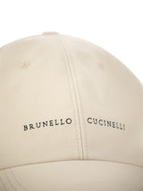 Brunello Cucinelli Cotton Canvas Baseball Cap With Embroidery - Men - Piano Luigi