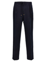 Brunello Cucinelli Cotton Drawstring Pants - Men - Piano Luigi