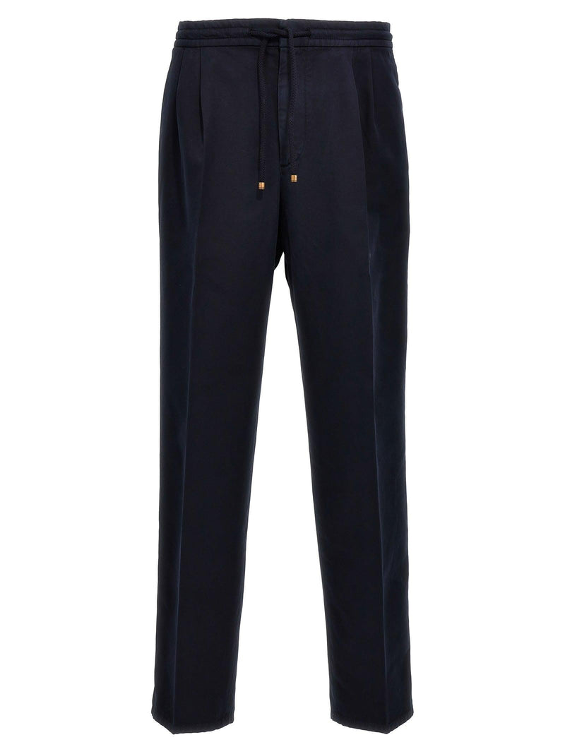 Brunello Cucinelli Cotton Drawstring Pants - Men - Piano Luigi