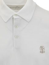 Brunello Cucinelli Cotton Piquet Polo Shirt With Logo - Men - Piano Luigi