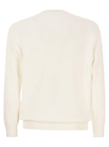 Brunello Cucinelli Cotton Rib Sweater With Raglan Sleeve - Men - Piano Luigi