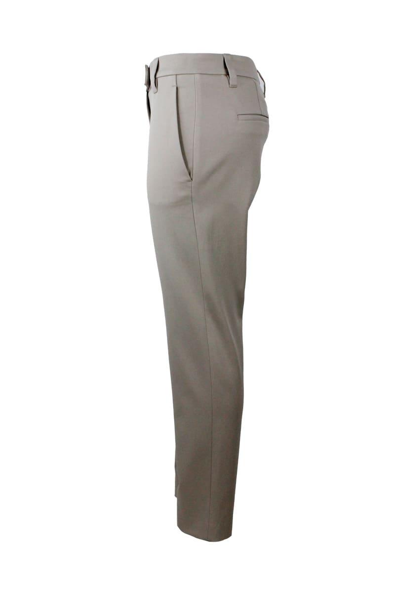 Brunello Cucinelli Cotton Trousers - Women - Piano Luigi