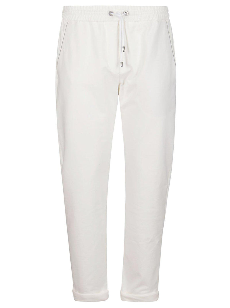 Brunello Cucinelli Cropped Track Pants - Women - Piano Luigi