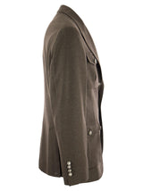 Brunello Cucinelli Deconstructed Wool, Silk And Cashmere Diagonal Jacket With Saharan Style Pockets - Men - Piano Luigi