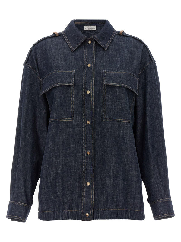 Brunello Cucinelli Denim Shirt - Women - Piano Luigi