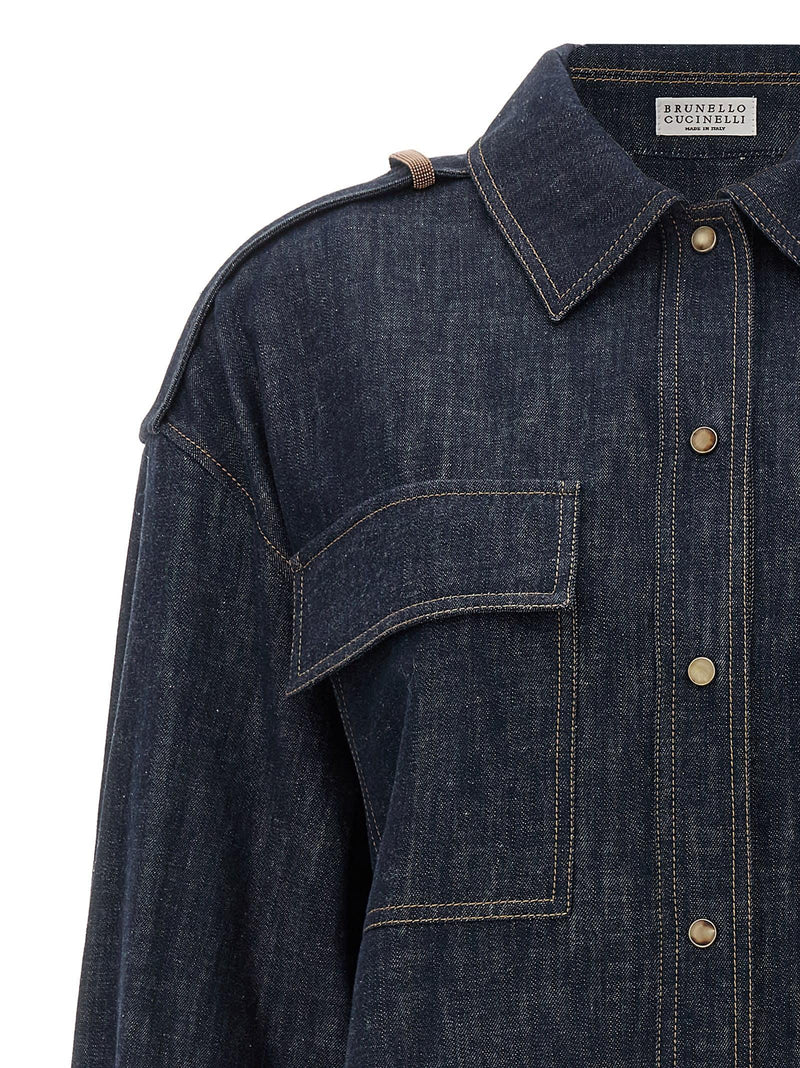 Brunello Cucinelli Denim Shirt - Women - Piano Luigi