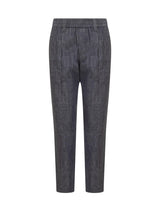 Brunello Cucinelli Denim Trousers - Women - Piano Luigi