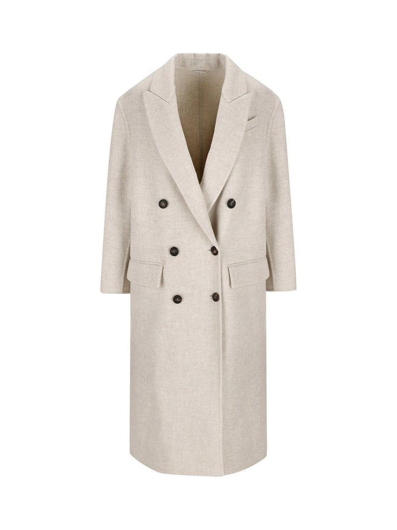 Brunello Cucinelli Double-breasted Mid-length Coat - Women - Piano Luigi