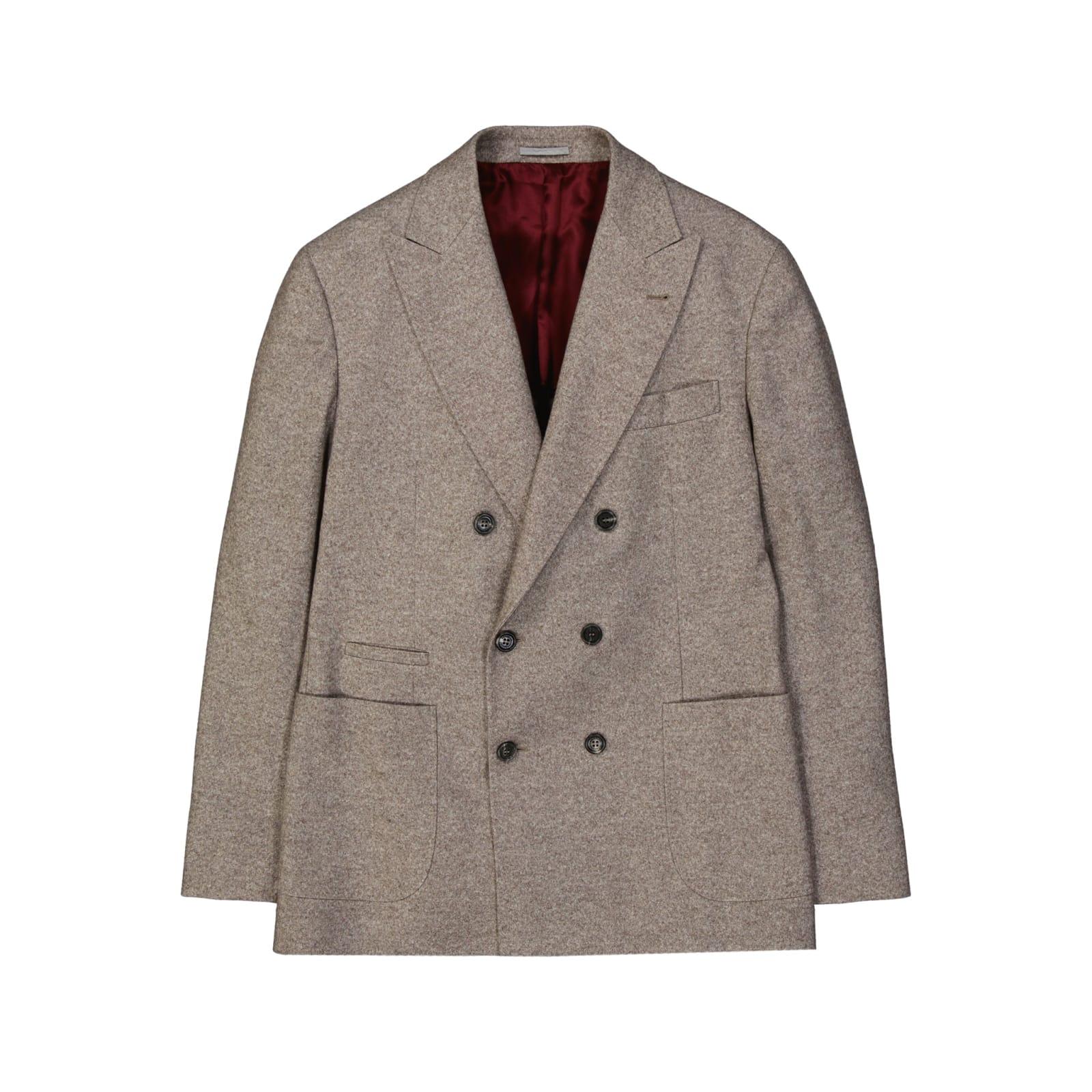 Brunello Cucinelli Double-breasted Wool Jacket - Men – Piano Luigi