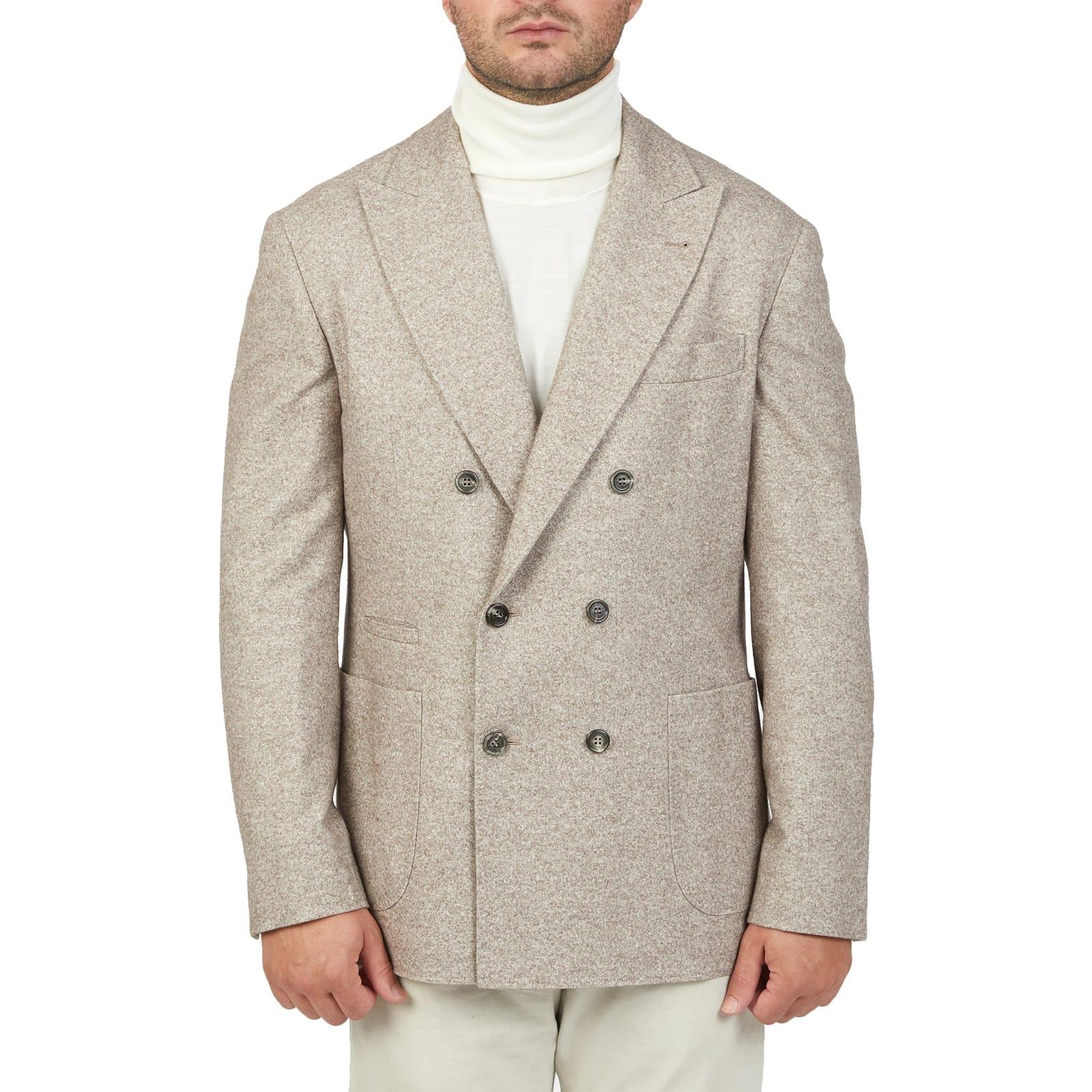 Brunello Cucinelli Double-breasted Wool Jacket - Men – Piano Luigi