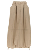 Brunello Cucinelli Drawstring Skirt At The Hem - Women - Piano Luigi