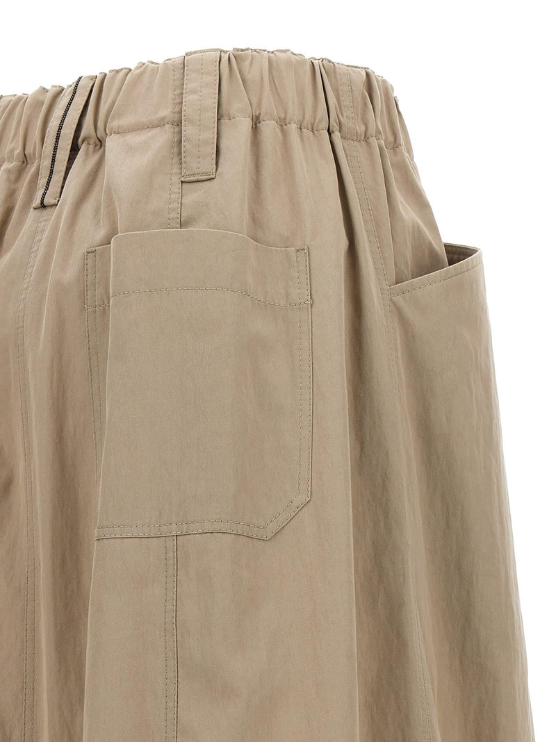 Brunello Cucinelli Drawstring Skirt At The Hem - Women - Piano Luigi