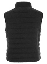 Brunello Cucinelli English Rib Cashmere Knit Sleeveless Down Jacket With Monile - Women - Piano Luigi