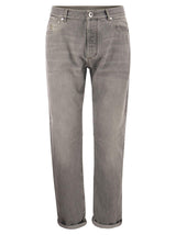 Brunello Cucinelli Five-pocket Leisure Fit Denim Trousers - Men - Piano Luigi