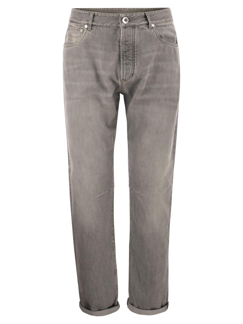 Brunello Cucinelli Five-pocket Leisure Fit Denim Trousers - Men - Piano Luigi