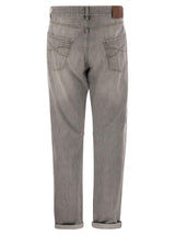 Brunello Cucinelli Five-pocket Leisure Fit Denim Trousers - Men - Piano Luigi