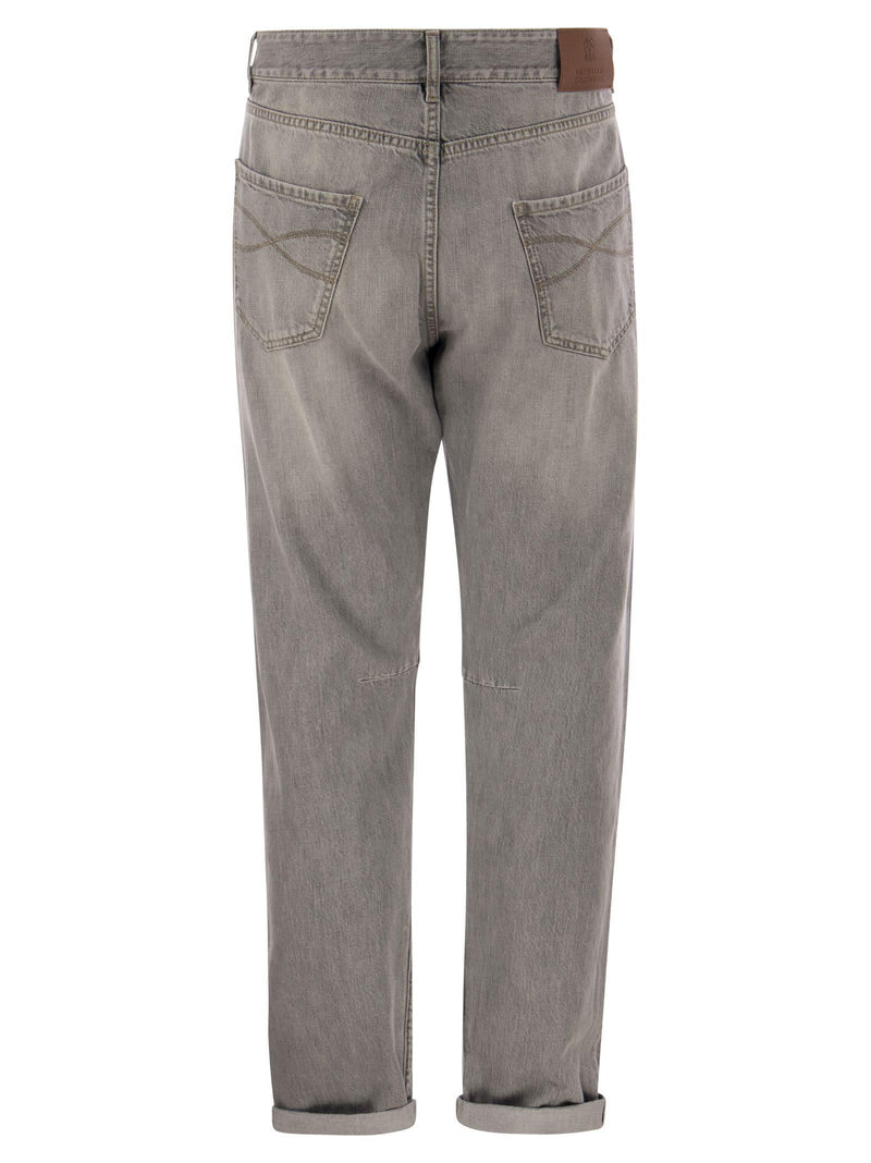 Brunello Cucinelli Five-pocket Leisure Fit Denim Trousers - Men - Piano Luigi