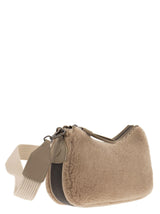 Brunello Cucinelli Fleecy Bag In Virgin Wool And Cashmere - Women - Piano Luigi