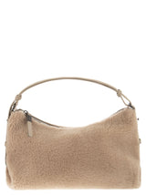 Brunello Cucinelli Fleecy Bag Made Of Virgin Wool And Cashmere With Necklace - Women - Piano Luigi