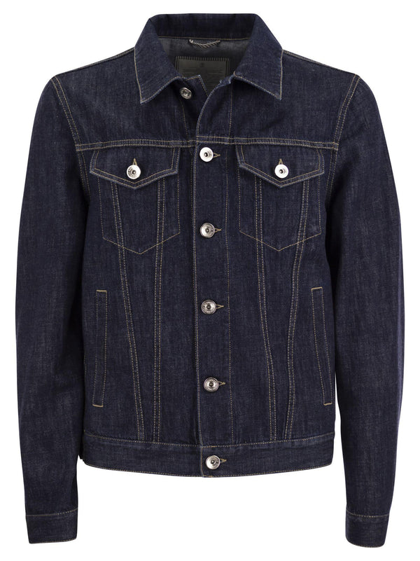 Brunello Cucinelli Four-pocket Jacket In Lightweight Denim - Men - Piano Luigi