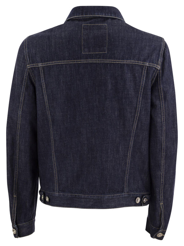 Brunello Cucinelli Four-pocket Jacket In Lightweight Denim - Men - Piano Luigi